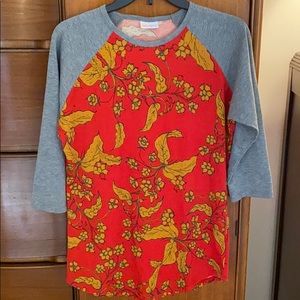 LuLaRoe baseball tee